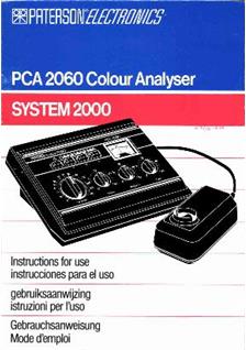 Philips PCA 2060 manual. Camera Instructions.
